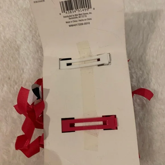 Girls Ribbon Barrettes - Picture 3 of 4